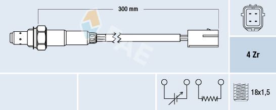 FAE 77254 Lambda Sensor