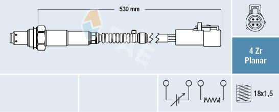 FAE 77256 Lambda Sensor