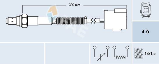 FAE 77261 Lambda Sensor