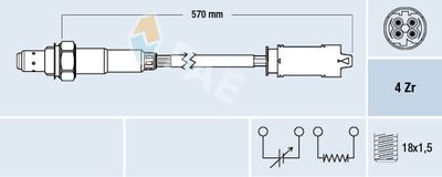 Lambda Sensor FAE 77266