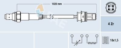 Lambda Sensor FAE 77277