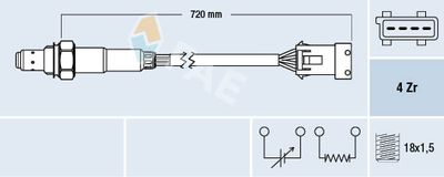 Lambda Sensor FAE 77280