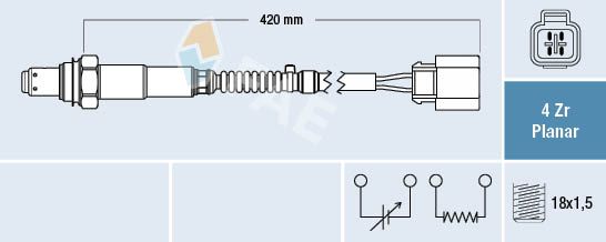 FAE 77288 Lambda Sensor