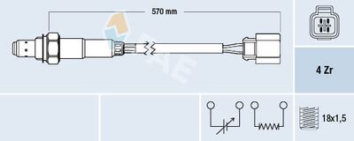 Lambda Sensor FAE 77289