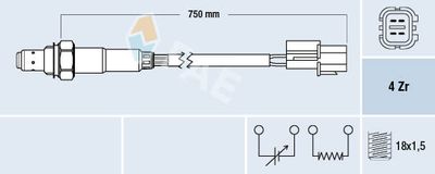 Lambda Sensor FAE 77293