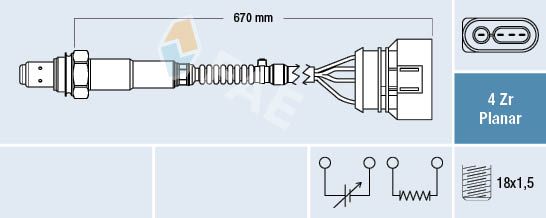 FAE 77302 Lambda Sensor