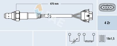 Lambda Sensor FAE 77304