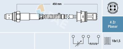 Lambda Sensor FAE 77332