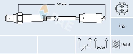 FAE 77336 Lambda Sensor