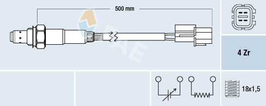 FAE 77344 Lambda Sensor