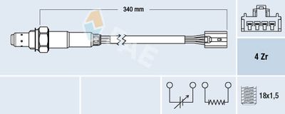 Lambda Sensor FAE 77388