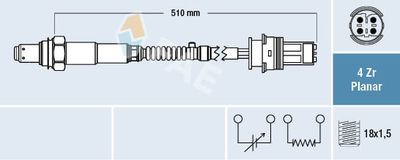 Lambda Sensor FAE 77408