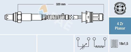 FAE 77409 Lambda Sensor