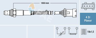 Lambda Sensor FAE 77412