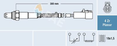 Lambda Sensor FAE 77418