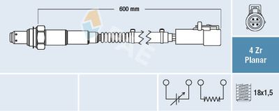 Lambda Sensor FAE 77419