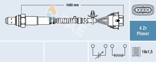 FAE 77421 Lambda Sensor