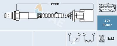 Lambda Sensor FAE 77425