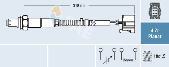 FAE 77427 Lambda Sensor