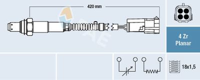 Lambda Sensor FAE 77429