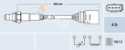 Lambda Sensor FAE 77436