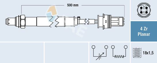 FAE 77443 Lambda Sensor