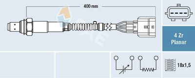 Lambda Sensor FAE 77448