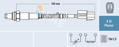 Lambda Sensor FAE 77450