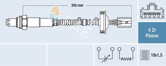 FAE 77451 Lambda Sensor