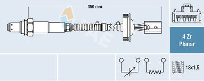 Lambda Sensor FAE 77451