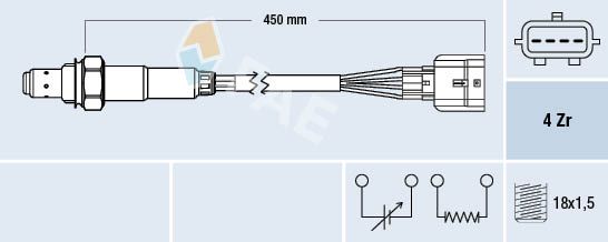 FAE 77469 Lambda Sensor