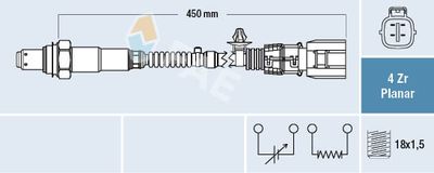 Lambda Sensor FAE 77490