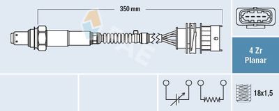 Lambda Sensor FAE 77498