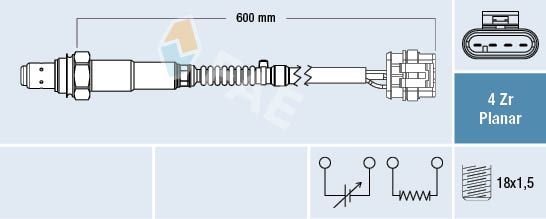 FAE 77499 Lambda Sensor