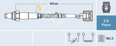 Lambda Sensor FAE 77505