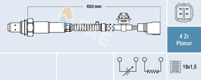 Lambda Sensor FAE 77519