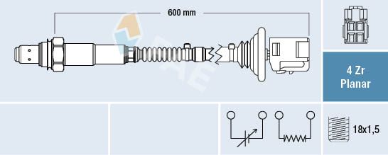 FAE 77521 Lambda Sensor