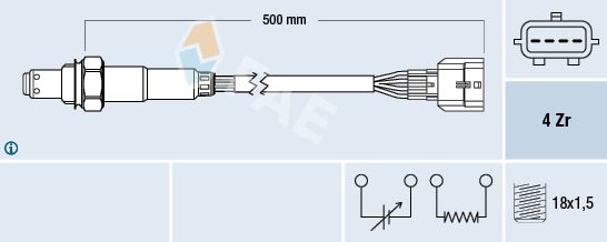 FAE 77582 Lambda Sensor