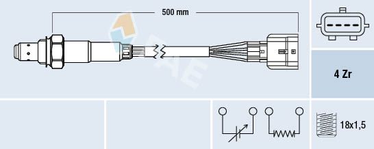 FAE 77584 Lambda Sensor