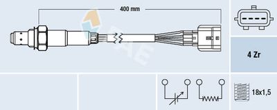 Lambda Sensor FAE 77589