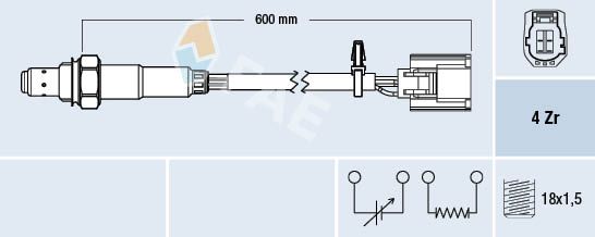 FAE 77593 Lambda Sensor