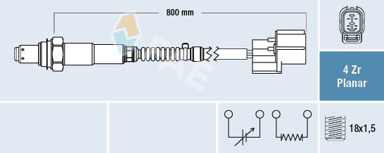 FAE 77599 Lambda Sensor