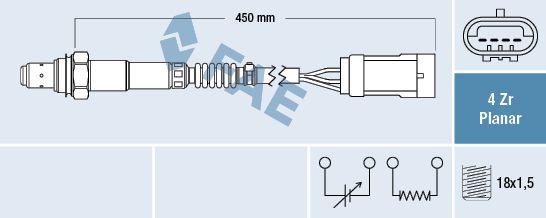 FAE 77602 Lambda Sensor