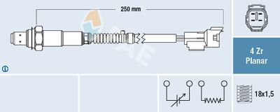 Lambda Sensor FAE 77604