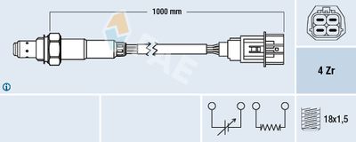 Lambda Sensor FAE 77605