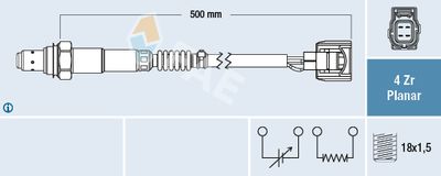 Lambda Sensor FAE 77617