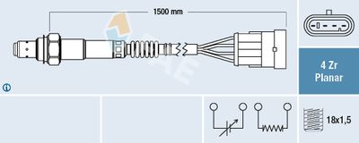 Lambda Sensor FAE 77618