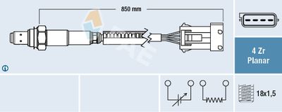 Lambda Sensor FAE 77623