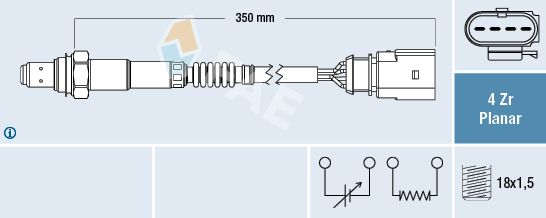 FAE 77626 Lambda Sensor