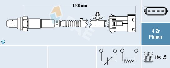 FAE 77634 Lambda Sensor